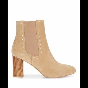 ☀️Rebecca Minkoff Sara Silver Stud Bootie, 6.5m